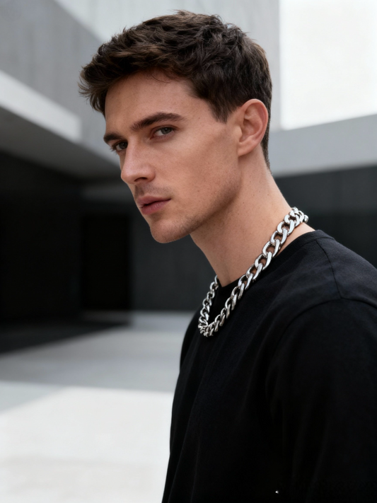 VARNOX 925 Sterling Silver Chain Necklace